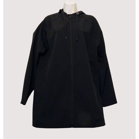 Bass Pro Natural Reflections Jacket Womens XL Black Overcoat Lined Long Sleeve - Picture 1 of 14